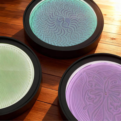 Lemofuta 20" Automatic Drift Sandscape – Zen Sand Art Display with App Control, DIY Custom Pattern Creation & LED Ambient Lighting – Perpetual Motion Decor for Relaxation, Focus & Meditation