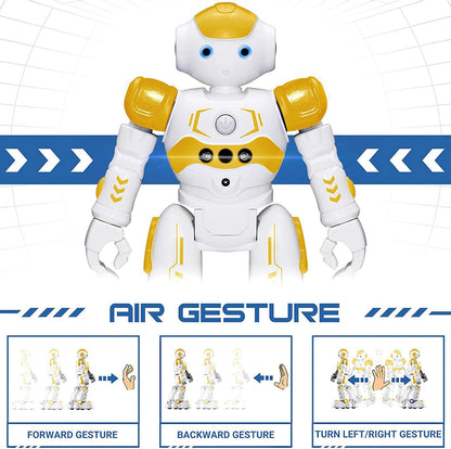 KingsDragon RC Robot Toys for Kids, Gesture & Sensing Programmable Remote Control Smart Robot for Age 3 4 5 6 7 8 Year Old Boys Girls Birthday Gift Present