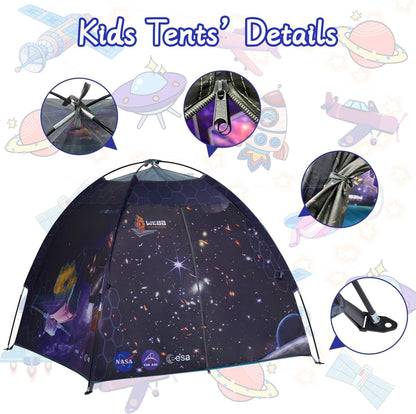 Mnagant James Webb Space Telescope Kids Play Tent Indoor & Outdoor for Boys and Girls(61" x 61" x 45")