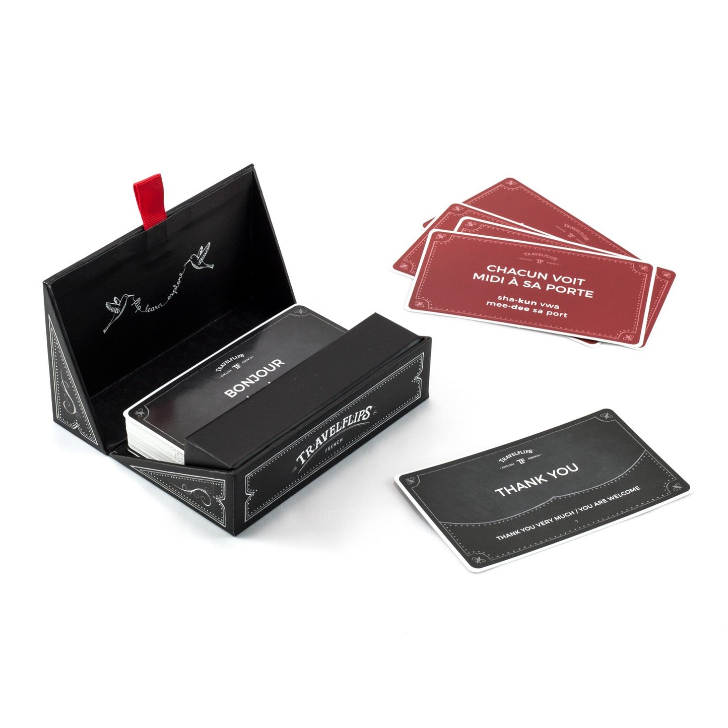 Italian Flash Cards - Learn Italian Language Vocabulary Words and Phrases - Basic Sentences for Beginners - Gift for Travelers, Kids, and Adults - Language Cards by Travelflips