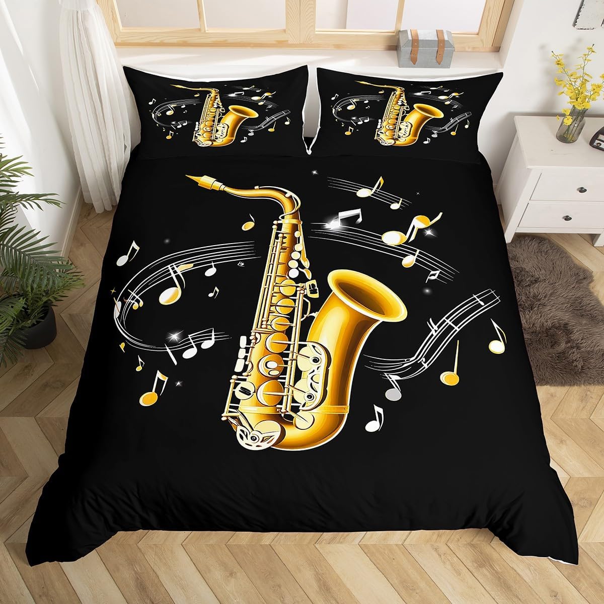 Laboratory Bedding Set Chemistry Lab Duvet Cover For Kids Teen Boys Girls Test Tube Microscope School Graffiti Comforter Cover Chemical Elements Science Theme Bedclothes 2Pcs Twin Size Gray