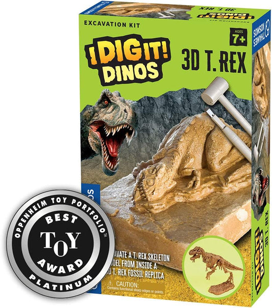 Thames & Kosmos I Dig It! Rocks - Real Minerals Excavation Kit | Science Kit | Dig Up Real Mineral Specimens | Learn About Mineralogy & Geology | 2018 Oppenheim Toy Portfolio Platinum Award Winner