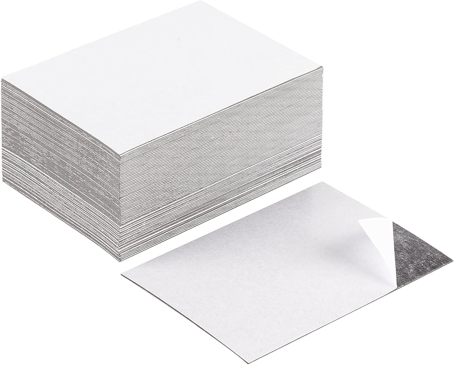 Adhesive Magnetic Sheets for Letter Size 8.5x11 (Pack of 8),Magnet Sheets with Self-Stick Adhesive for Home/Classroom/Office,Easy Cut DIY Paper Craft Magnet