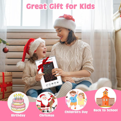 cimetech Toddler Girl Gifts, LCD Writing Tablet 2 Pack, Kids Toys for 3 4 5 6 Year Old Boys, 8.5 Inch Drawing Pad Painting Coloring Books, Travel Essentials Activities, Birthday Gifts Toddler Age 1-3