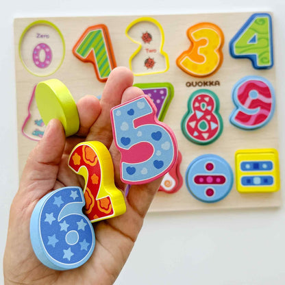 QUOKKA Wooden Puzzles for Toddlers 1-3 – 3xSET Toddler Puzzles Ages 2-4 – Montessori Animal Chunky Puzzle for Kids 3-5 – Wood Learning Toy for Boy and Girl – FSC Certified Wood