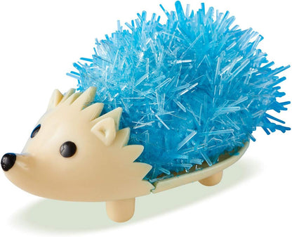 MindWare Crystal Growing Kits: Hedgehogs Warm Colors Set of 2 – Cute DIY Crystal Growing Kits for Kids & Teens – Mini Science Experiment – Crystals Grow in 24 Hours