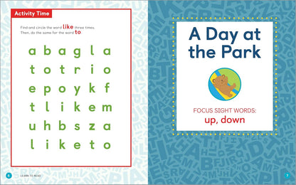 Learn to Read: Sight Words Storybook: 25 Simple Stories & Activities for Beginner Readers
