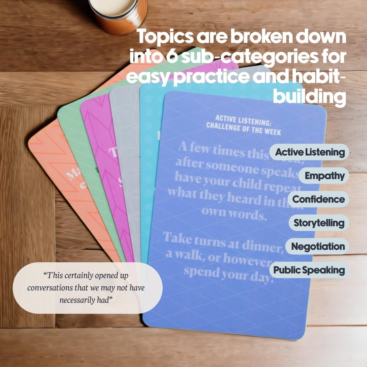 Building Resilience 52 Challenge Conversation Cards for Kids & Parents | SEL Emotional Intelligence | Social Emotional Learning Activities | Life Skills Classroom Must Haves | Teachers & Counselors