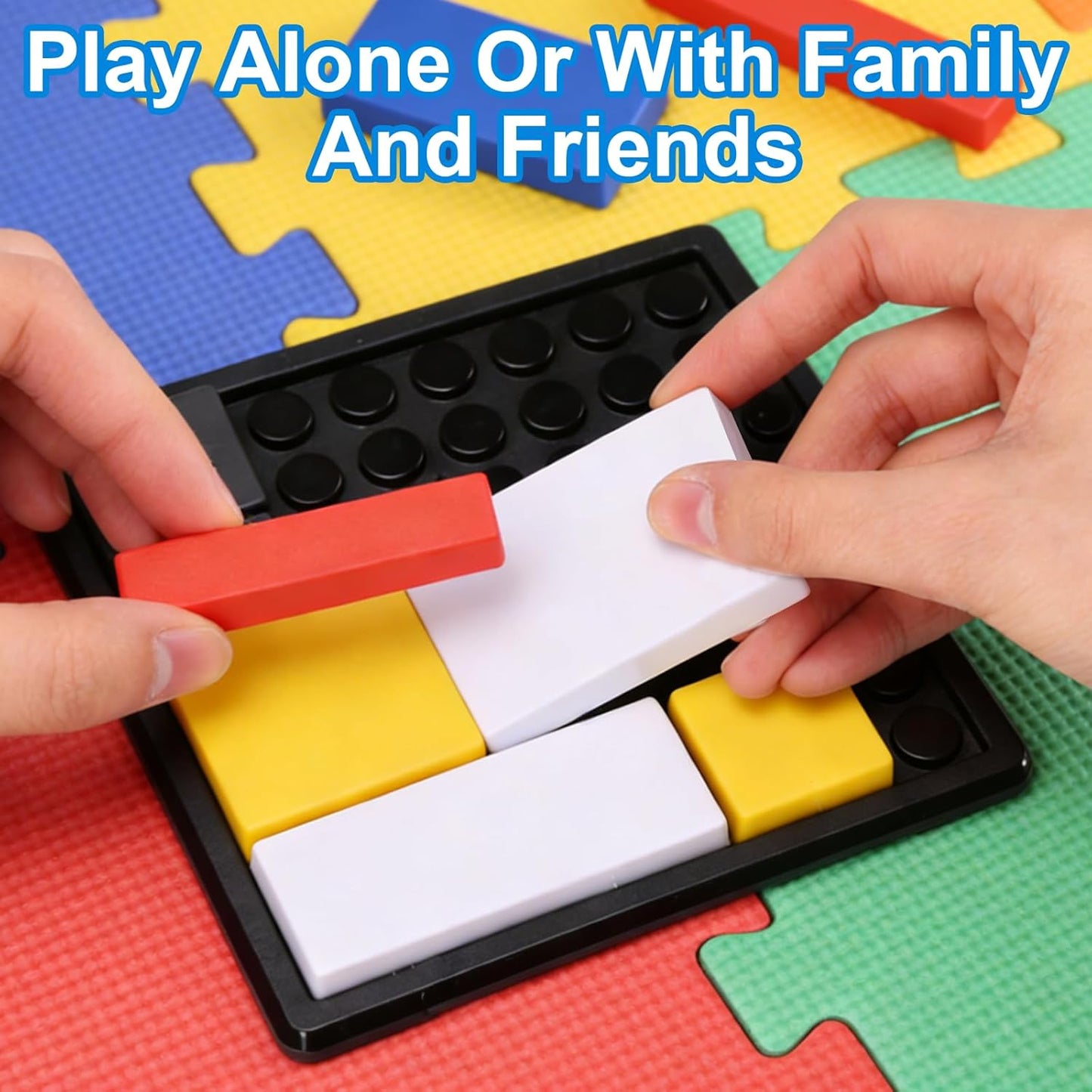 2PCS Logic Puzzle Brain Teaser Game for Kids & Adults,Portable Educational Thinking Game Toy,Puzzle Toys,88 Challenges 4 Difficulty Levels,Suitable for Classrooms, Homes, and Gift-Giving