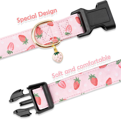 Faygarsle Dog Collar for Small Medium Large Dogs Colorful Puppy Collars for Female Dogs Toy Building Blocks Patterned Pet Collars for Summer Spring Wedding Puppy Girl Dog Collar M