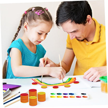 BESPORTBLE 3sets 100 Pcs Math Counters Dual Color Manipulatives for Bright Counting Chips for Learning DIY Projects and Educational Activities Blocks 100pcs*3