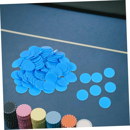 BESPORTBLE Solid Color Bingo Chips Game Counters for Math Teaching Board Games Bingo Accessories