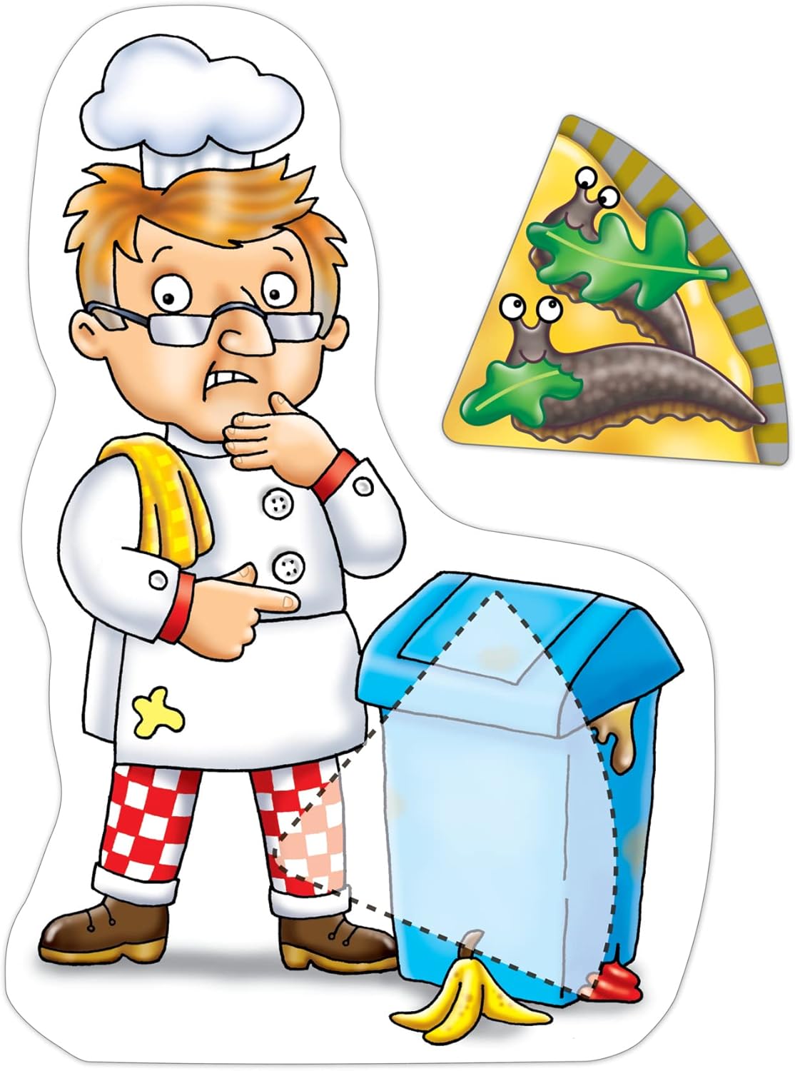 ORCHARD TOYS Moose Smelly Socks Game. Find Matching Pairs of Socks for Your Monsters! for Ages 3-6 and 2-4 Players