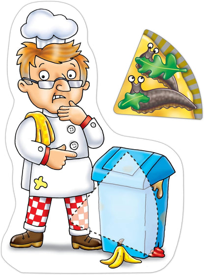 ORCHARD TOYS Moose Smelly Socks Game. Find Matching Pairs of Socks for Your Monsters! for Ages 3-6 and 2-4 Players