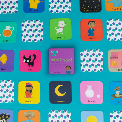 Minilingo Spanish / English Bilingual Flashcards: Bilingual memory game with Spanish & English cards (Minilingo Bilingual Flashcards)