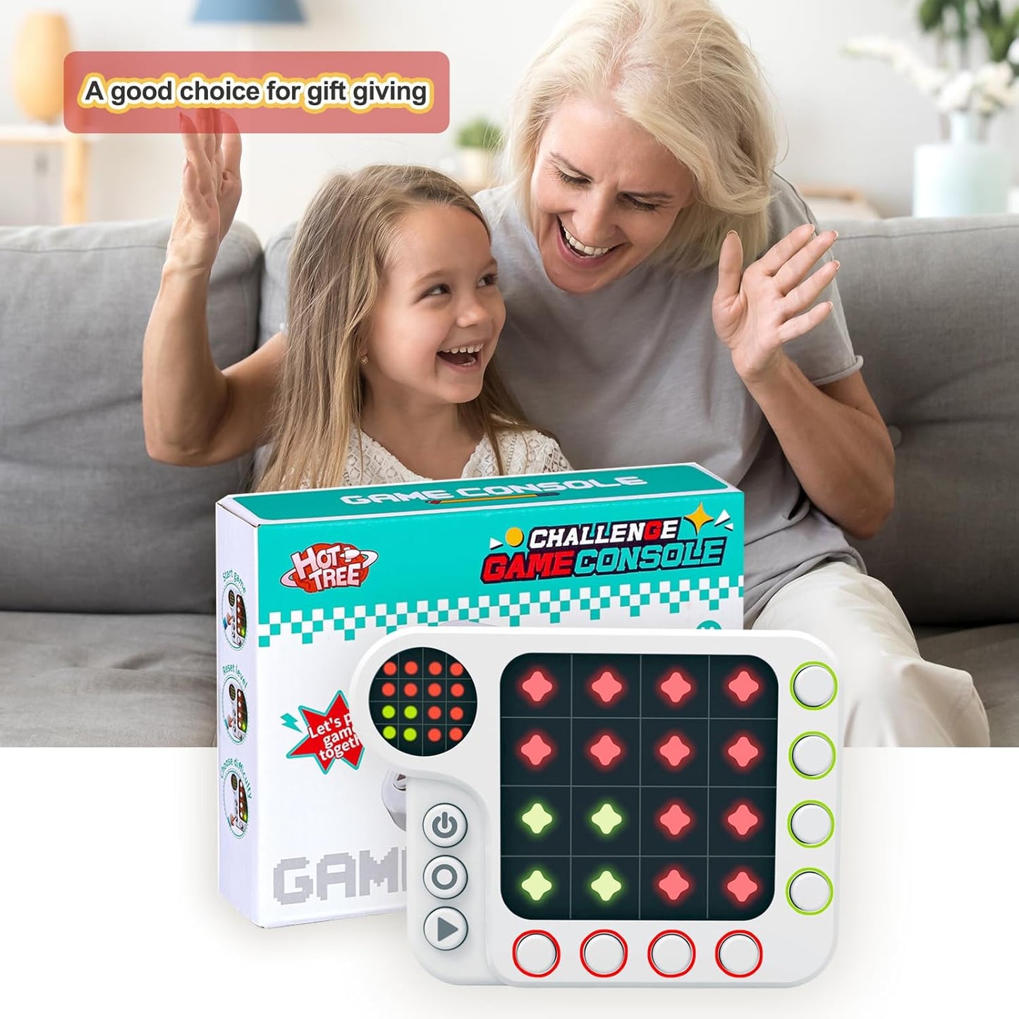 Logic Brain Teasers Game,Original 300 Challenges-Handheld Electronic Games for Kids,Adult,Teen&Seniors , Portable Educational Toys and Travel Games for Boys & Girl,Gift for Age 6+(Non-Rechargeable)
