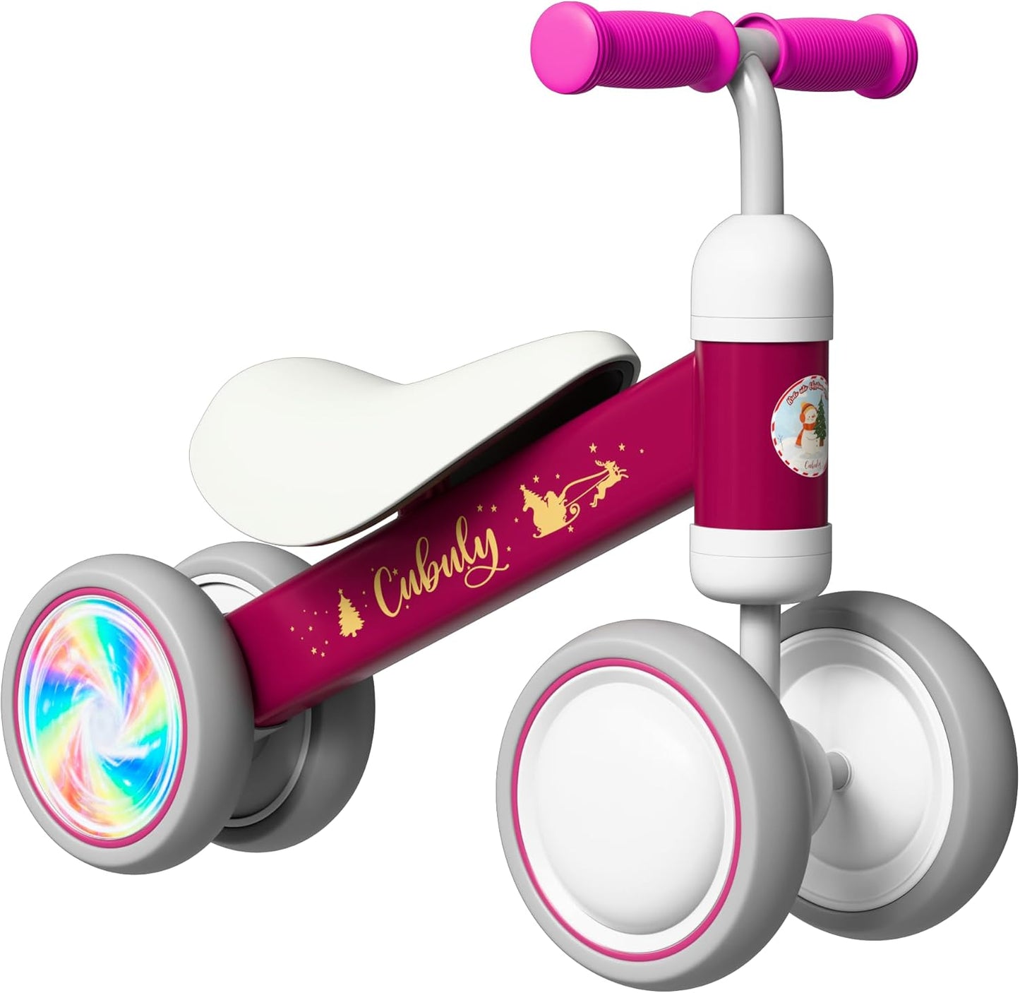 Baby Balance Bike for 1-3 Year – First Birthday Boy Girl Gifts 12-36 Month Mini Bike|Colorful Lighting Wheels|Ride on Toys |Toddler Balance Bike 1-3 Indoor/Outdoor Bike