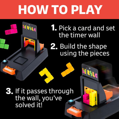Educational Insights Kanoodle Shape Escape – Brain Teaser Puzzles for Kids Ages 8-10, 3D Spatial Puzzle Games for Adults, Teens and Kids, Problem Solving Toys and Logic Puzzles, Single Player Games