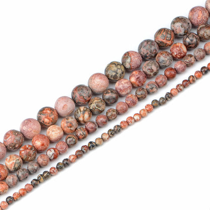 NCB 100pcs Original Natural Stone Beads Gemstone Round Loose Beads 6mm 8mm 10mm (Blue Aventurine, 6mm 100Beads) - Colors A