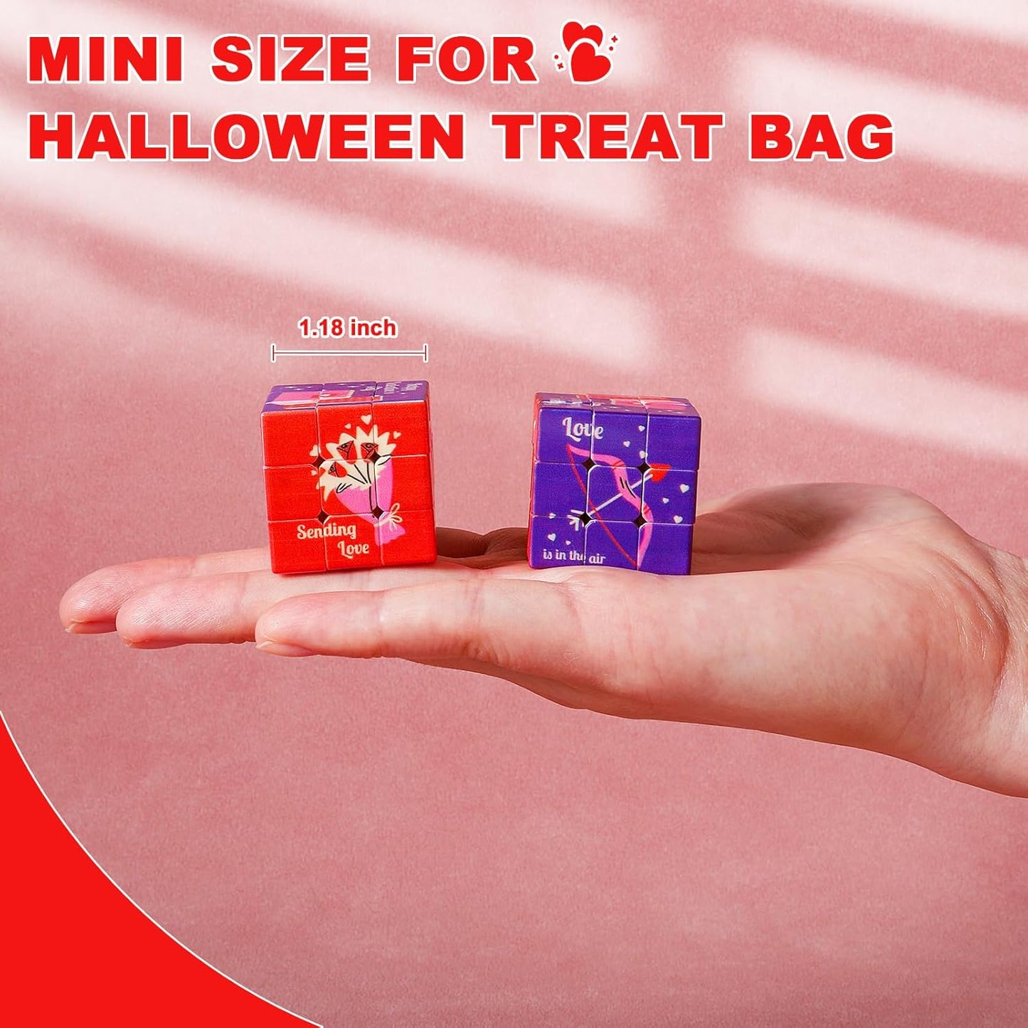 48 Pack Mini Cube Bulk, 1.18 Inch 3x3x3 Small Puzzle Cubes Set, Birthday Party Favors, Classroom Rewards Prizes, Stocking Stuffers, Easter Basket Fillers for Kids