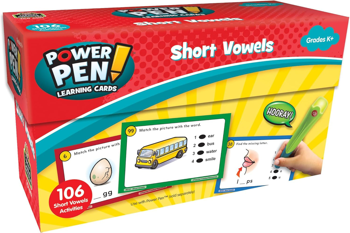 Teacher Created Resources Power Pen Learning Cards: Blends & Digraphs