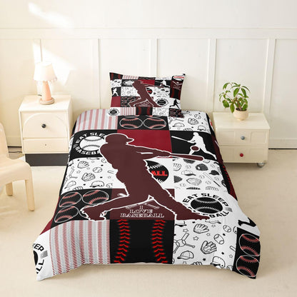 Drum Kit Duvet Cover,Kids Musical Instruments Bedding Set,Rock Music Comforter Cover for Boys Girls Room Decor,Neon Lighting Lightweight Bedspread Cover Twin Size with 1 Pillow Case(No Comforter)