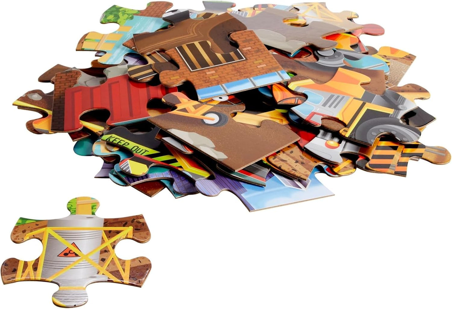 BLUE PANDA Preschool Learning Giant Floor Activity Set - 48-Piece, 2 ft x 3 ft, Multicolor - Bugs & Insects Theme & Skill Building for Toddler Learning