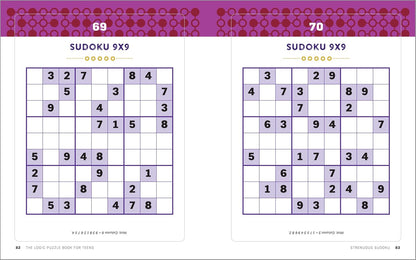 The Logic Puzzle Book for Teens: 100 Challenging Brain Games and Puzzles