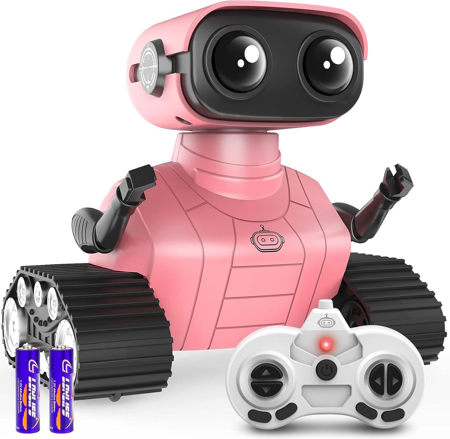Hamourd Robot Toys for Boys Girls, Emo Robot with Walkie-Talkie Function, Gesture Sensing, Flexible Head & Arms, Programming Motion, Dance Moves, Music, Multi-Mode LED Eye, Toys for Ages