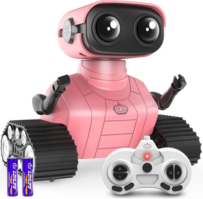 Hamourd Robot Toys for Boys Girls, Emo Robot with Walkie-Talkie Function, Gesture Sensing, Flexible Head & Arms, Programming Motion, Dance Moves, Music, Multi-Mode LED Eye, Toys for Ages