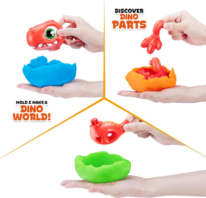Smashers Junior Dino Dig Small Egg (Raptor) by ZURU 12+ Surprises Compounds Mold Dinosaur Preschool Toys Build Construct Sensory Play - 3 Years+
