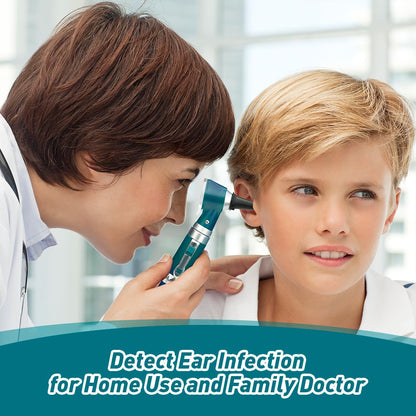 Scian Otoscope - Ear Scope with Light, Ear Infection Detector and Pocket Ear Checker Kit with 3X Magnify Lens, Suitable for Kids, Adults, Doctors, Pets(Pink)