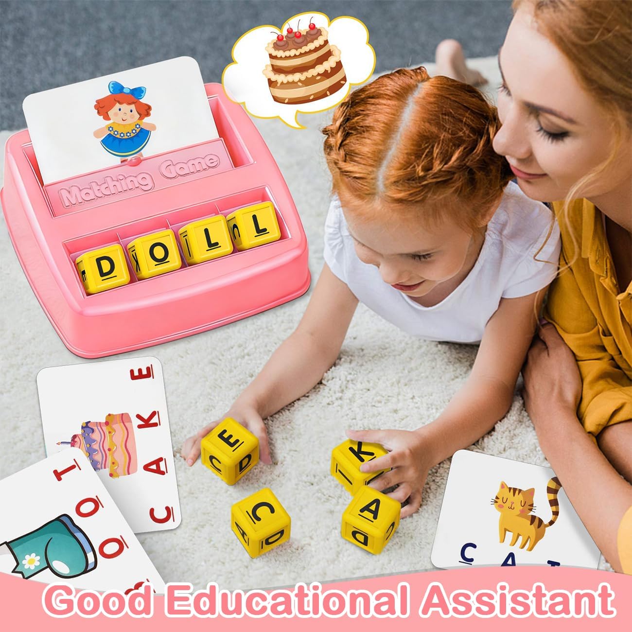NARRIO Educational Toys for 3 4 5 Year Old Boys Gift, Matching Letter Game Preschool ABC Learning Toys for Kids Ages 4-8 Years, Christmas Birthday Gifts for 3-6 Year Old Boys Toddler Toys Age 2-4