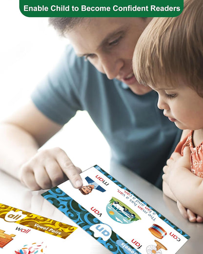 Phonics Learning Toy for Preschoolers – Phonics Flash Cards with Talking Pen, Speech Therapy & Autism Sensory Toy, Learn to Read Educational Gift for Boys & Girls,Kindergarten Learning Activities