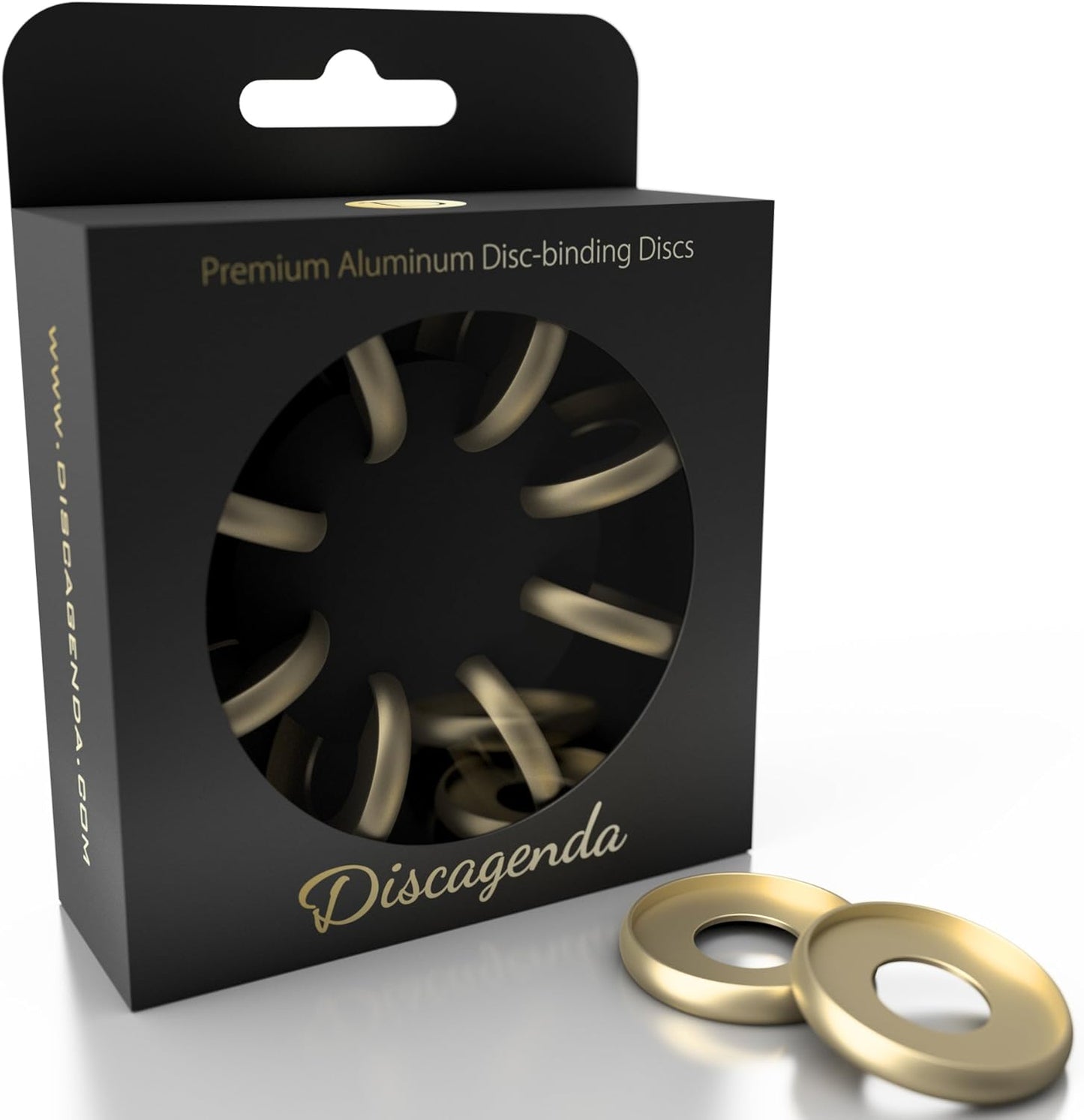 Discagenda Discbound Discs (Gold, 9 Piece 1.65in)