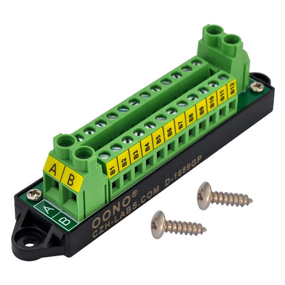 30Amp 300V 1x10 Position Terminal Block Distribution Module. OONO D-1661GP