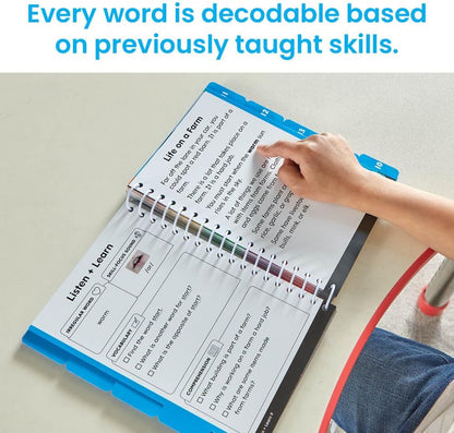 hand2mind Guided Phonics + Beyond Decodable Books Unit 2, CVC Books for Beginning Readers, Science of Reading Classroom Materials, Learn to Read Leveled Readers, Preschool Curriculum for Teachers
