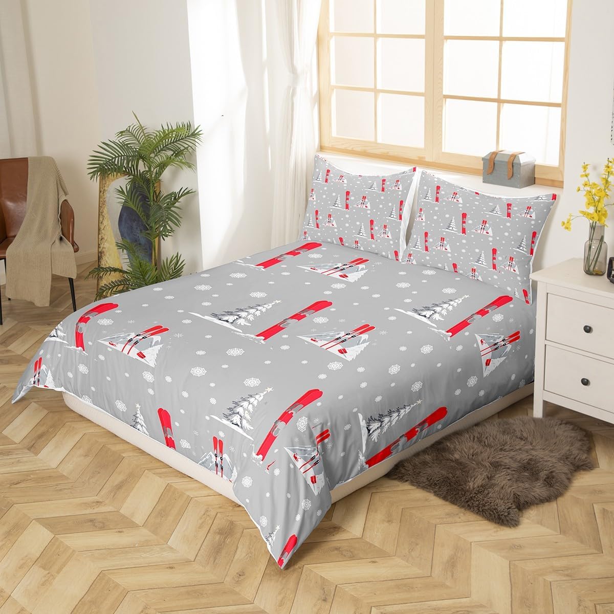 Drum Kit Duvet Cover,Kids Musical Instruments Bedding Set,Rock Music Comforter Cover for Boys Girls Room Decor,Neon Lighting Lightweight Bedspread Cover Twin Size with 1 Pillow Case(No Comforter)
