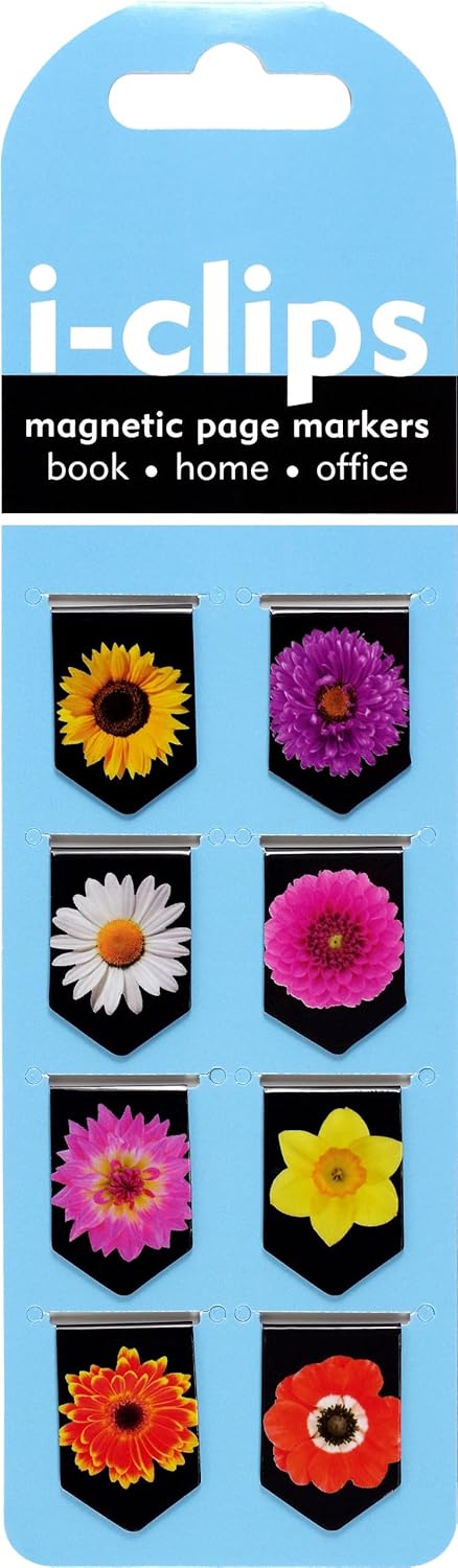 Flowers i-clip Magnetic Page Markers