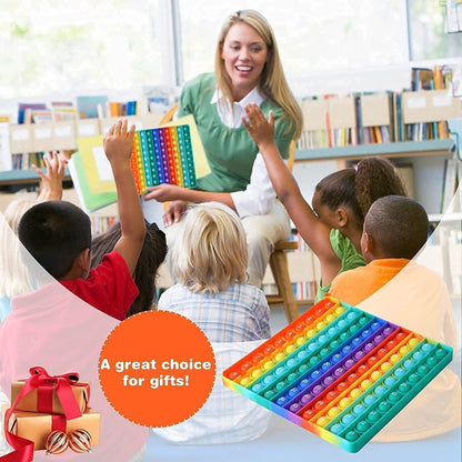 12x12 Multiplication Chart Games for Kids: Fun & Easy Learning! Press & Learn Multiplication Table Toy, STEM Math Skills Practice for Ages 4-12, Home & School Sensory Tool (US Certified Silicone)