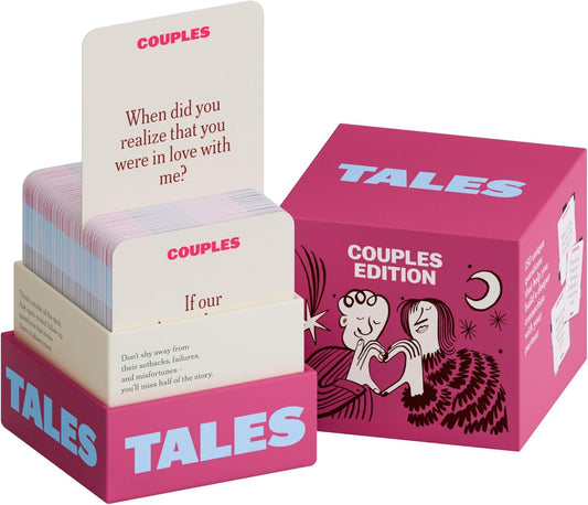 TALES 150 Conversation Cards, Friends Edition, Fun Friend Games for Adults, Teens, Kids, Perfect for Parties, Game Nights, Gifts & Gatherings, Conversations with Friends, Meaningful Connections