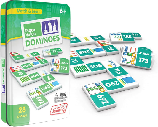 Junior Learning Place Value Dominoes Educational Action Games