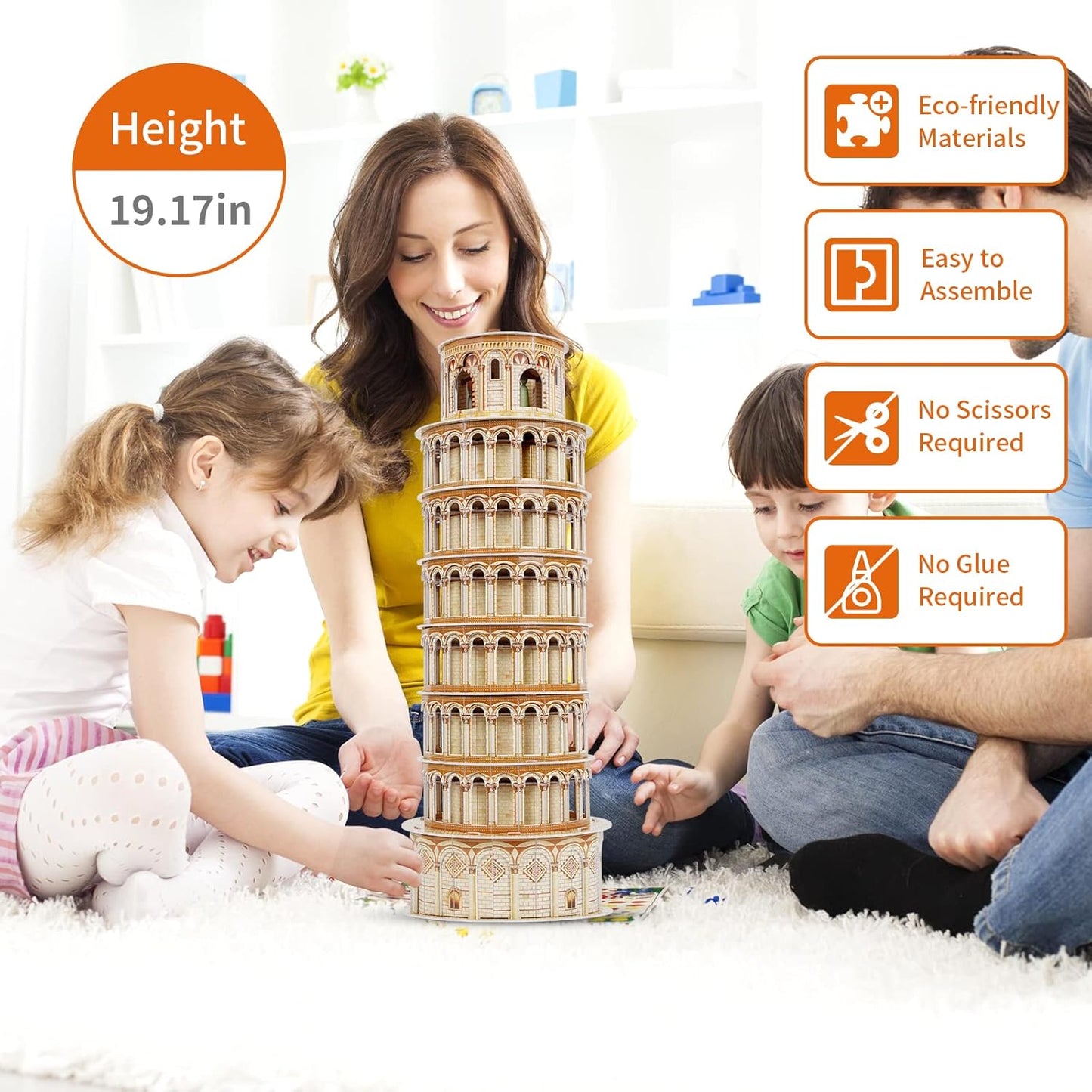 3D Puzzles for Kids Ages 8-10-12-14 Earth Globe DIY Geography Puzzle, Educational Learning Toys 3D Jigsaw World Globe Map Model Kit Teaching Aids Birthday for Boys Girls, 50 Pieces