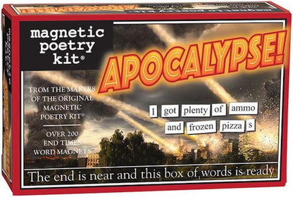 Magnetic Poetry - Apocalypse Kit - Words for Refrigerator - Write Poems and Letters on The Fridge - Made in The USA