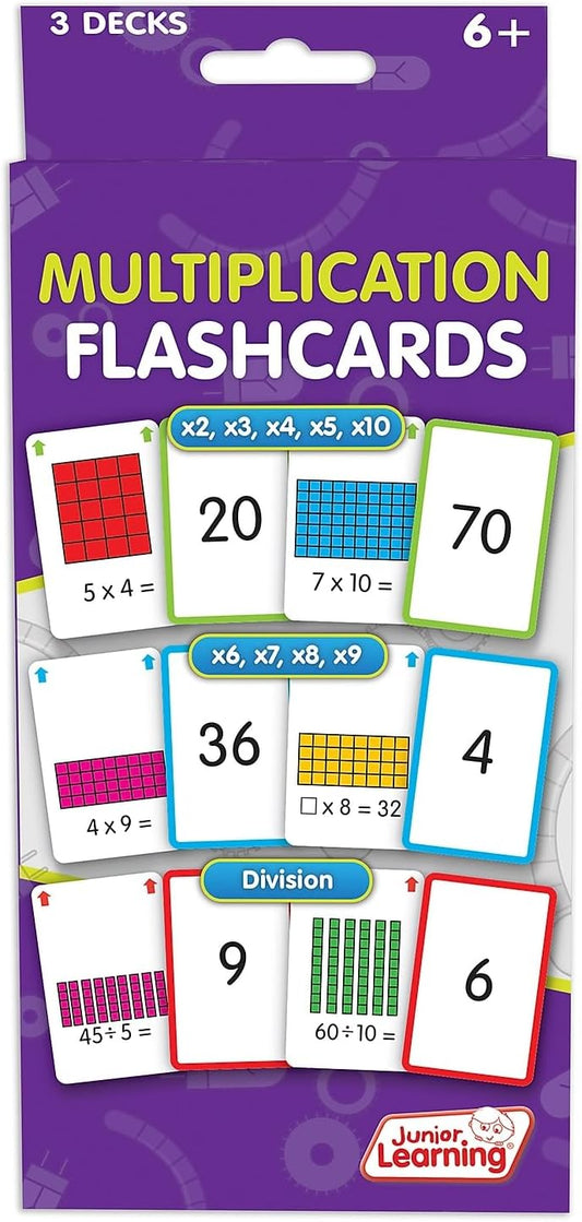 Junior Learning JL206 Multiplication Flashcards Medium