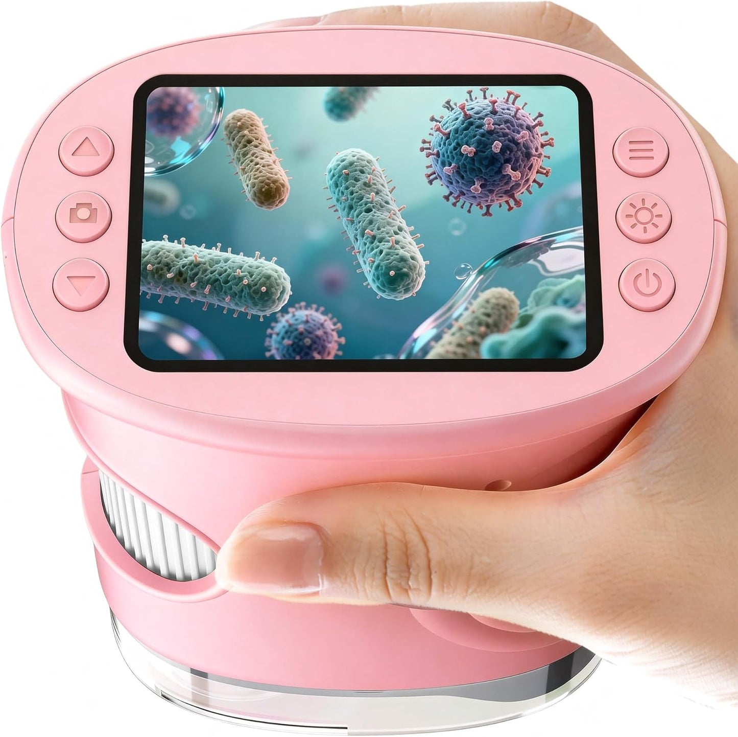 1000X Handheld Digital Microscope for Kids: Pocket Microscope with 2.0" IPS Screen - STEM Toys Birthday Gifts for Girls Boys Child - Portable Edu Science Kits Toddler Age 3-6 6-12