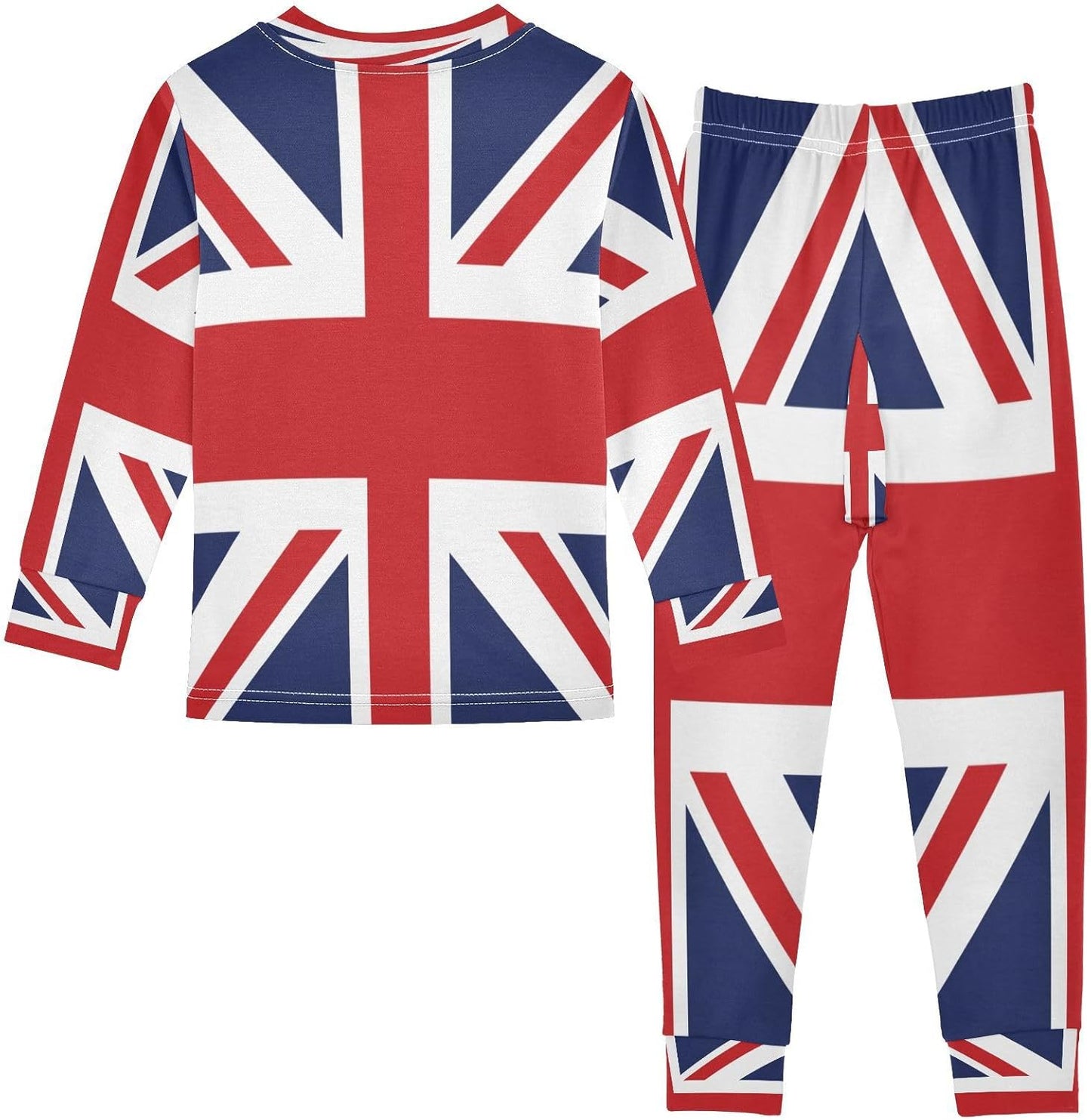 ALAZA Shark Starfish Palm Tree 2 Piece Pajama Set Long Sleeve Top and Pants Sleepwear Unisex - Colors A