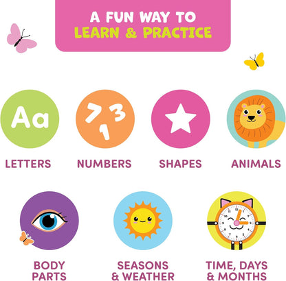Clever Fox Play Busy Book for Toddlers 1-3 Year-Old – Baby Busy Board Book – Montessori Felt Activity Board for Learning Fine Motor Skills, Car Airplane Travel Toy – Birthday Gift for Kids Ages 1+