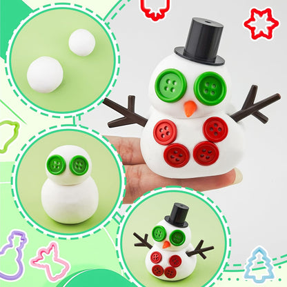 Dough Tools for Kids,9-Piece Kids Clay and Dough Tool Kit– Includes Roller, Rolling Pins, Cutting Tools, Safe Scissors & Plastic Knife for Fun DIY Craft Activities