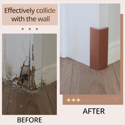 Pangda Baseboard Corners Blocks Self Adhesive Rubber Safety Corner Protectors Proofing Edge Guard Corner Cushion for Wall Furniture Edge(White,12 Pcs)